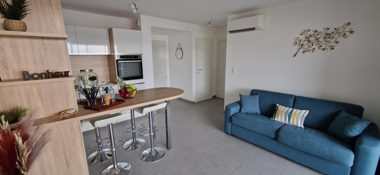 T2 Fronte Di Mare De Standing En Bord De Mer Et Du Centre Du Village De Propriano 普罗普里亚诺 外观 照片