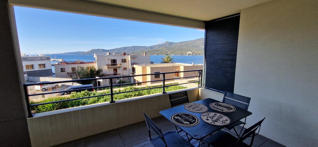 T2 Fronte Di Mare De Standing En Bord De Mer Et Du Centre Du Village De Propriano 普罗普里亚诺 外观 照片
