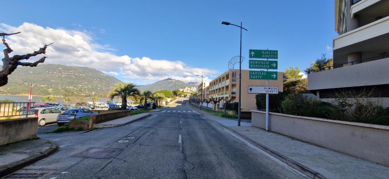 T2 Fronte Di Mare De Standing En Bord De Mer Et Du Centre Du Village De Propriano 普罗普里亚诺 外观 照片