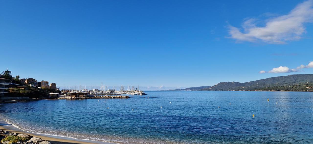T2 Fronte Di Mare De Standing En Bord De Mer Et Du Centre Du Village De Propriano 普罗普里亚诺 外观 照片