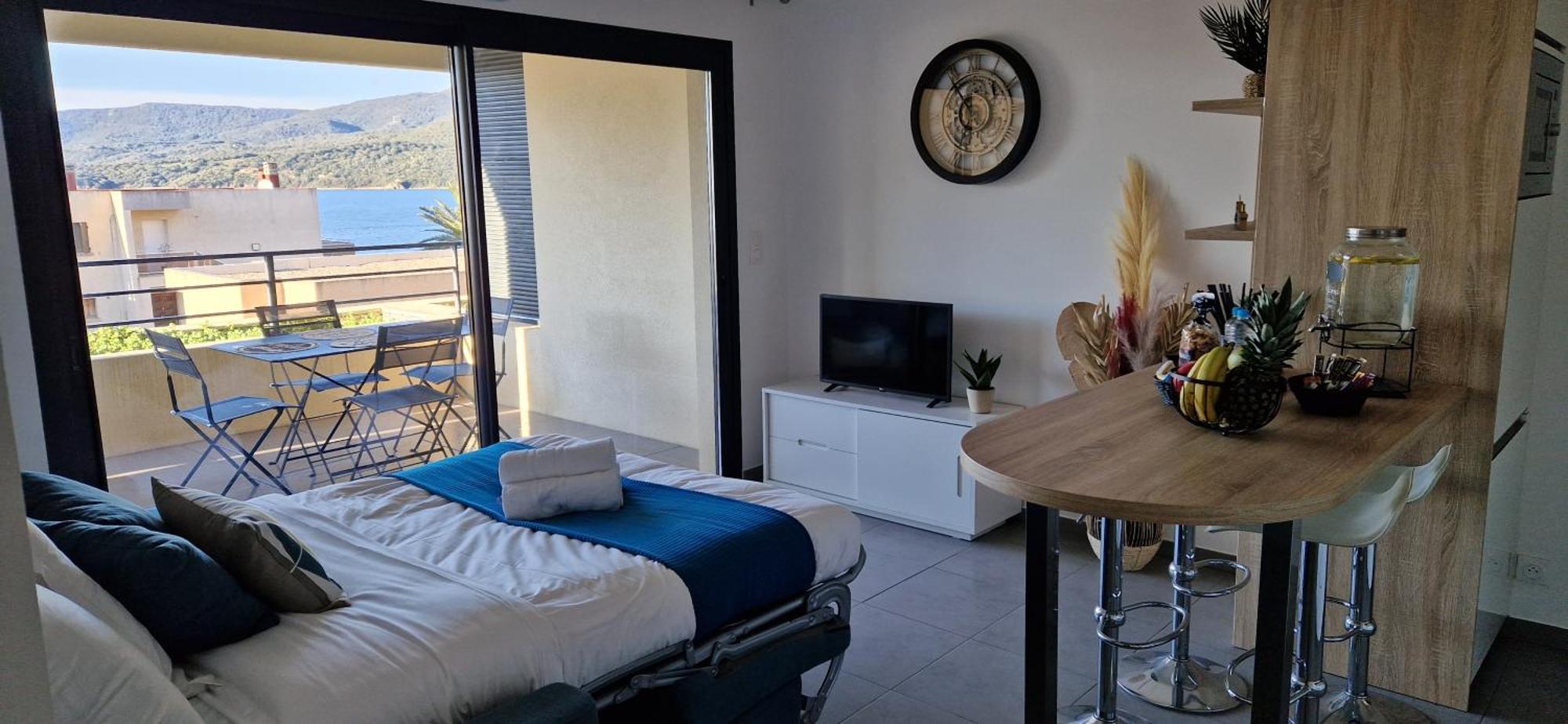 T2 Fronte Di Mare De Standing En Bord De Mer Et Du Centre Du Village De Propriano 普罗普里亚诺 外观 照片
