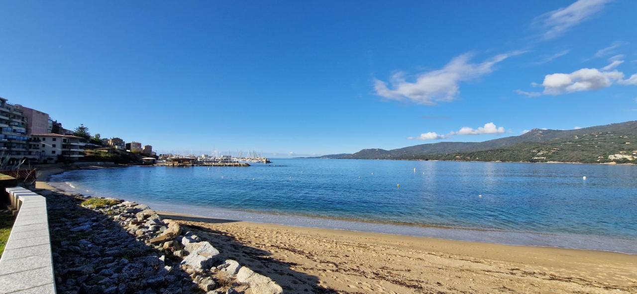 T2 Fronte Di Mare De Standing En Bord De Mer Et Du Centre Du Village De Propriano 普罗普里亚诺 外观 照片